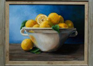 Lemons in Ceramic (70 x 56cm)