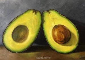 Two halves go together (framed 47 x 64cm)